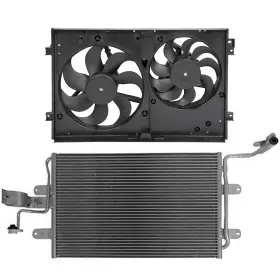 13643275 Quickfitauto Electric Ac Condenser Cooling Fan Kit 12v For 2000-2006 Audi Tt Quattro