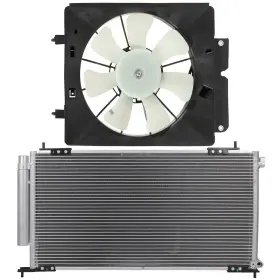 Quickfitauto 13646033 Electric Ac Condenser Cooling Fan Kit For 2002-2004 2005 2006 Honda Cr-v
