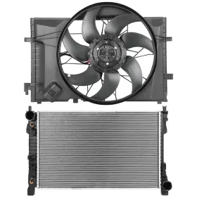 Quickfitauto 13659770 Electric Engine Radiator Cooling Fan Kit For 2002-2007 Mercedes-benz C230