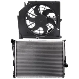13681570 Quickfitauto Electric Radiator Cooling Fan Kit For 2001-2004 2005 Bmw 325xi 330i 330xi 13681570 Quickfitauto Electric Radiator Cooling Fan Kit For 2001-2004 2005 Bmw 325xi 330i 330xi