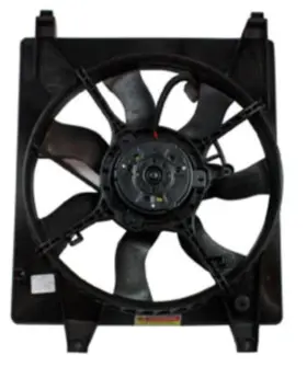 Rareelectrical 686696327395 New Right Passenger Side Cooling Fan Assembly Fits Hyundai Entourage 2007-2008