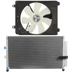 12777185 Refitting Electric Ac Condenser Cooling Fan Kit For 2006 2007 Honda Civic 2008-2011