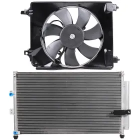 12777186 Refitting Electric Ac Condenser Cooling Fan Kit For 2006 2007 2008 Honda Civic 2009-2011