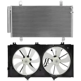 12777194 Refitting Ac Condenser Cooling Fan Kit For 13-2017 Lexus Es350 2012-17 Toyota Camry