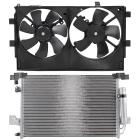 12777202 Refitting Electric Ac Condenser Cooling Fan Kit For 2008 2009 Mitsubishi Lancer 2010-2017