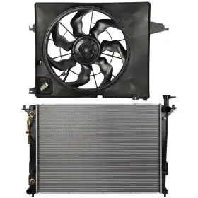 12777226 Refitting Radiator Cooling Fan Kit For 2013 2014 2015 Hyundai Santa Fe 2016 2017 2018