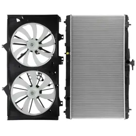 12777247 Refitting 12v Electric Radiator Cooling Fan Kit For 2012 2013 2014 Toyota Camry 2015-2017