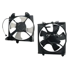 Vs-id0019aa0481r00 Replacement For Mitsubishi Lancer 2002 Radiator And A/c Condenser Fan Set
