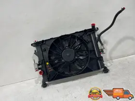 15269477 Saturn 2006-2010 Sky Solstice 2.4l Radiator Condenser Cooling Fan Set Oem 06-10
