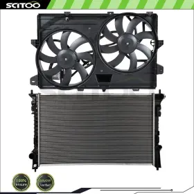 Cb837429s01 Scitoo Car Radiator And Cooling Fan Kit Fit For 2007 2008 2009 2010 2011-2014 Ford Edge