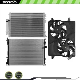 Cb837695s01 Scitoo Car Cooling Fan Radiator Ac Condenser Kit Fit For 2005 2006-2008 Dodge Magnum