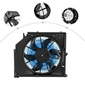 17117510617 Senderpick Radiator Cooling Fan Assembly For Bmw 3 Series 323i 325i 328i 330i #2