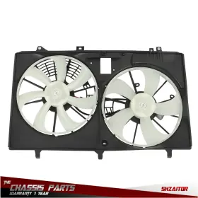Ie1287312es Shzaitor For Toyota Sienna Lexus Rx350 11 12-16 Radiator Condenser Cooling Fan Assembly