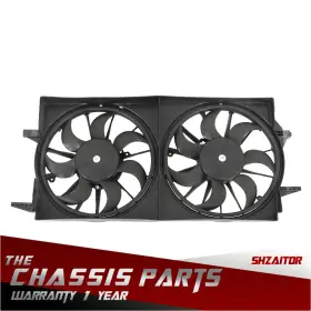 Ie1287624es Shzaitor Radiator Cooling Fan Assembly For Chevrolet Malibu 1998 1999 2000 2001 2002
