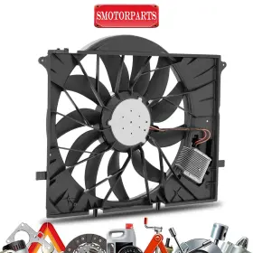 M026072j915 Smotorparts Radiator Cooling Fan Assembly Fit Mercedes-benz S55 Sl55 Sl65 Amg S430 Cl500