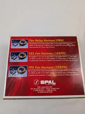 Spal 816211020962 Frh Fan Relay Wiring Harness Kit #3