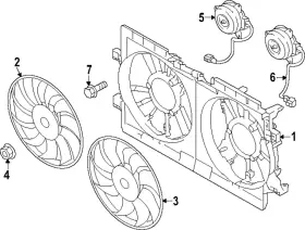 45122fn000 Subaru Genuine Fan Shroud