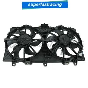 F17247 Superfastracing Unused Condenser Radiator Cooling Fan For 14-18 Infiniti Q50 2.0/3.0/3.5/3.7l