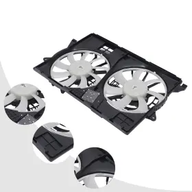 52014621ag Tbvechi 14422060 Cooling Fan Assembly For 2014 2015 16 17 2018 Jeep Cherokee Ch3115177