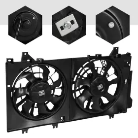 623250 Tbvechi Cooling Fan Dual Radiator For Mazda 3 2014 2015-2018 L4 2.5l 2.0l #2