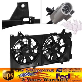 623250 Tbvechi Cooling Fan Dual Radiator For Mazda 3 2014 2015-2018 L4 2.5l 2.0l