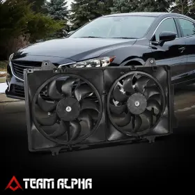 Tma-0080frmeo Team-alpha Fits 2014-2021 Mazda 6 2.5l L4 4cyl Radiator Cooling Fan Assembly Factory Style
