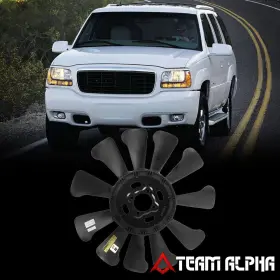 Tma-4410frmeo Team-alpha Fits 2003-2018 Tahoe/yukon 4.8/5.3/6.0l Radiator Cooling Fan Blade Kit Gm3112118