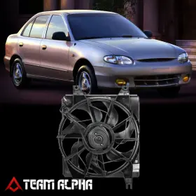Tma-6000frmeo Team-alpha Fits 1995-1999 Accent Radiator Cooling Fan Oe Style Motor Replacement Hy3115101