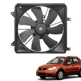 1711180j00 Techpart Motors For 2009 2010 Suzuki Sx4 Radiator Cooling Fan Single