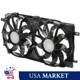 Fo3115250 Techpro Radiator Fan Assembly For Ford Bronco 2022-2025 3.0l V6 Turbocharged Fo3