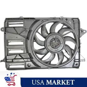 Gm3115323 Techpro Radiator Fan Assembly For Buick Regal Sportback 2018 2.0l L4 Turbocharge