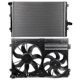 11028904 Top-refitting Radiator Cooling Fan Kit For Volkswagen Beetle Golf Passat Jetta Gti Eos