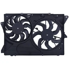 Da8z8c607b Topaz 621-008 Radiator Condenser Fan Assembly Fits 13-19 Ford Explorer 3.5l 2.0l