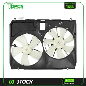 Tp183371cn Topcn Electric Radiator Condenser Fan Assembly Fits 2004-2005 Toyota Sienna 620960