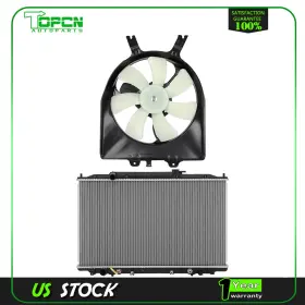Tp844113cn Topcn Radiator And Cooling Fan Assembly For 2005 2006 2007 2008-2010 Honda Odyssey