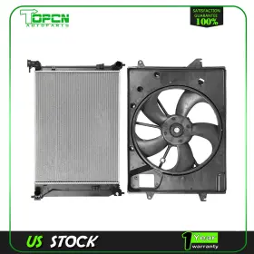 Tp848250cn Topcn Radiator And Cooling Fan Assembly For 2015 2016 2017 Hyundai Sonata