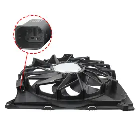 17-11-3-442-089 Topgearsltd New Cooling Fan For Bmw X3 F25 E83 2004-2010 All Engine 17113415181 #3