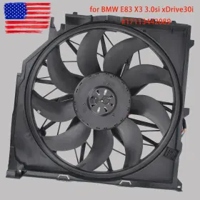 17-11-3-442-089 Topgearsltd New Cooling Fan For Bmw X3 F25 E83 2004-2010 All Engine 17113415181