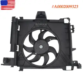 A000200932 Topgearsltd 751352 Radiator A/c Condenser Cooling Fan Assembly For 2007-15 Smart Fortwo