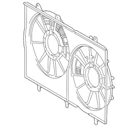 16711-0p150 Toyota Genuine Fan Shroud