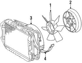 16711-65031 Toyota Genuine Upper Shroud