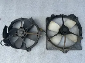 674-59425 Toyota 1987 Celica St Cooling Fans Pair Radiator And Condenser A/t