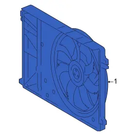 16360f0190 Toyota Oe For Camry 2025 Engine Cooling Fan Assembly