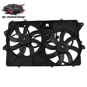 621005 Tp Motorshop Engine Cooling Fan And Shroud Assembly For 2009 Ford Flex V6 3.5l-8a8z8c607a