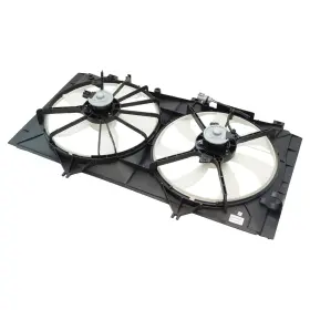 Rfa83534 Trq Radiator Dual Cooling Fan Assembly Compatible With 2010-2011 Toyota Camry 200