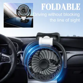 9071408 Tsuinz Fit Toyota 12v One Head Car Fan Portable Usb Plug 360 Rotation Cabin Cooler