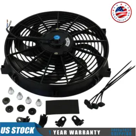 E638-fan14bk Turbochargermaster Universal Slim Pull Push Racing Electric Radiator Fan Engine Cooling 14ftft Inch E638-fan14bk Turbochargermaster Universal Slim Pull Push Racing Electric Radiator Fan Engine Cooling 14ftft Inch