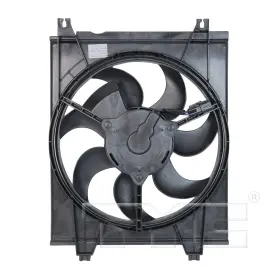 610890 Tyc A/c Condenser Fan Assembly For 04-09 Kia Spectra