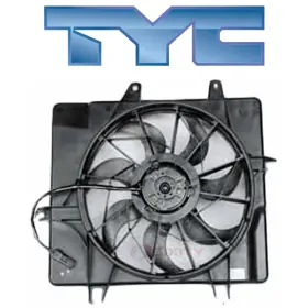 620440 Tyc For Chrysler Pt Cruiser 2001-2008 Dual Radiator And Condenser Fan
