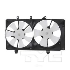 620830 Tyc Dual Radiator And Condenser Fan Assembly Fits 03-05 Dodge Neon